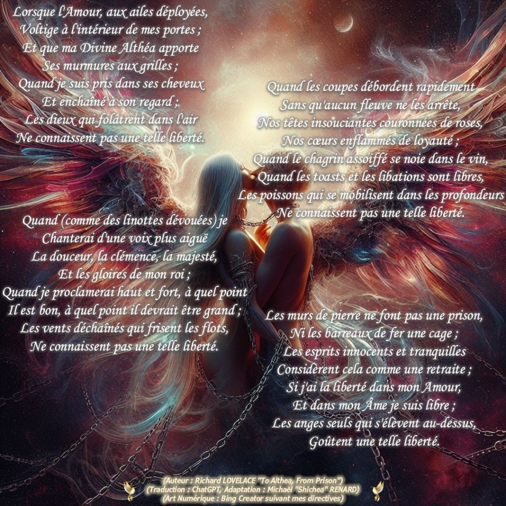 To Althea, From Prison (Richard&nbsp;Lovelace)