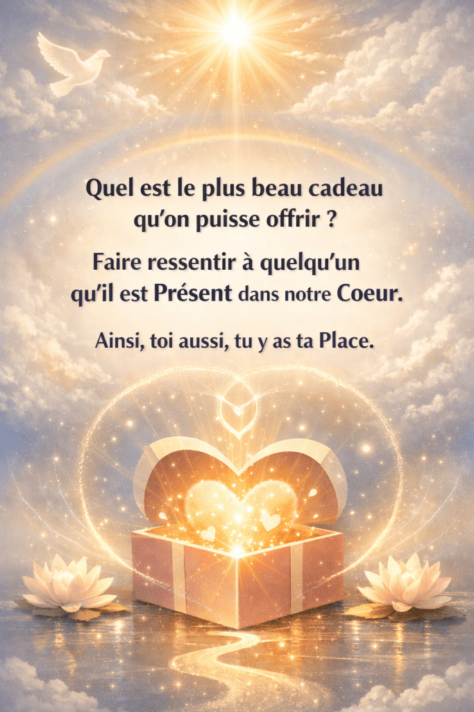 Offrir un peu du Ciel à&nbsp;quelqu’un